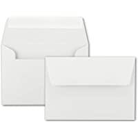 Karten und Co. - Sobres para invitación (25 unidades- B6- 12-5 x 17-5 cm- cierre autoadhesivo- 120 g-m²- solapa ancha y…